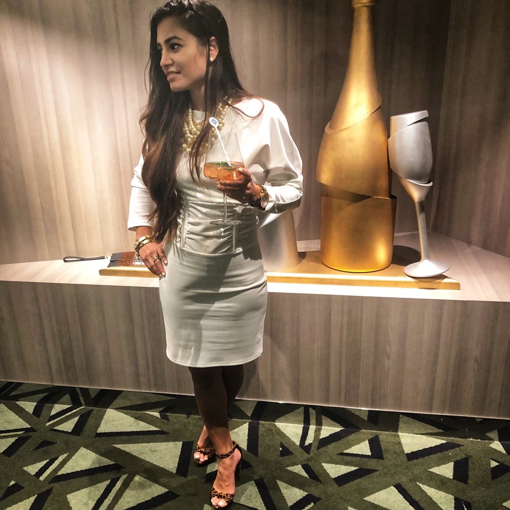 Top Shop White Mini Dress 💋